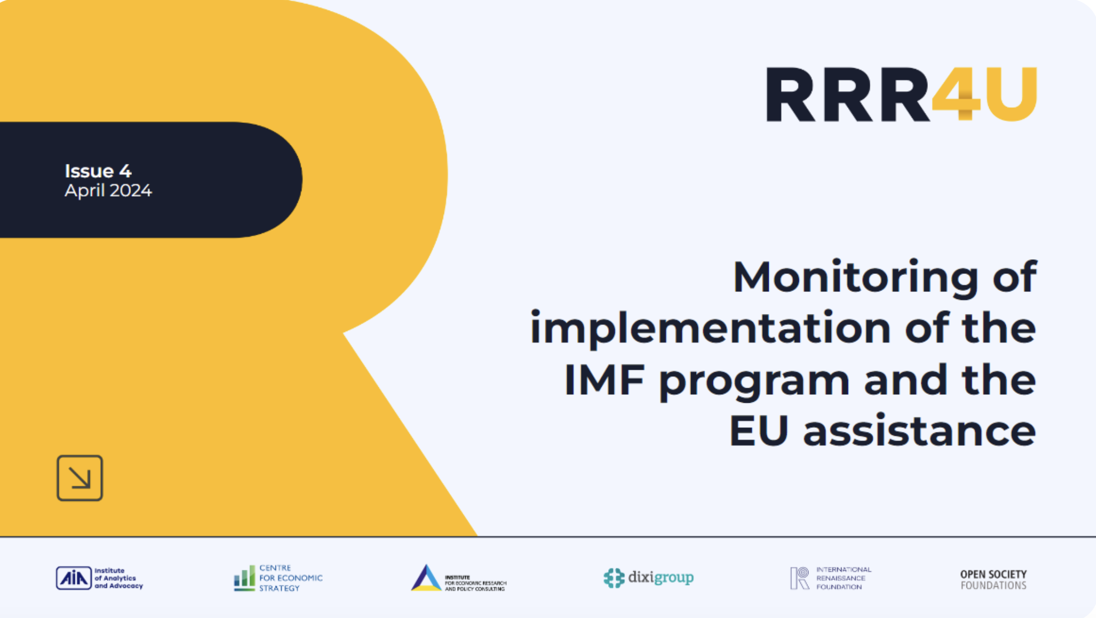Monitoring of implementation of the IMF program and the EU assistance (April 2024)